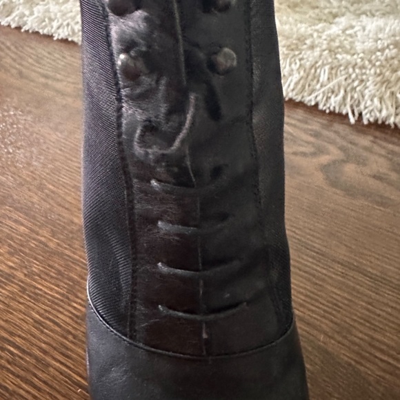 Loeffler Randall Lace Up Mesh Ankle Boot - Size 7 - Picture 8 of 14